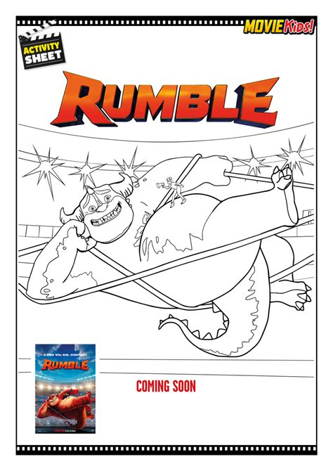 rumble movie coloring pages