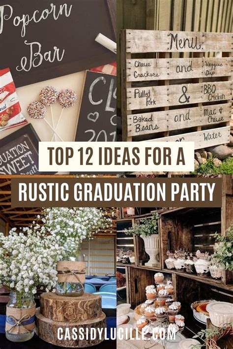 rustic graduation party ideas