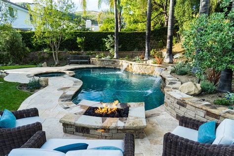 Rustic pool design