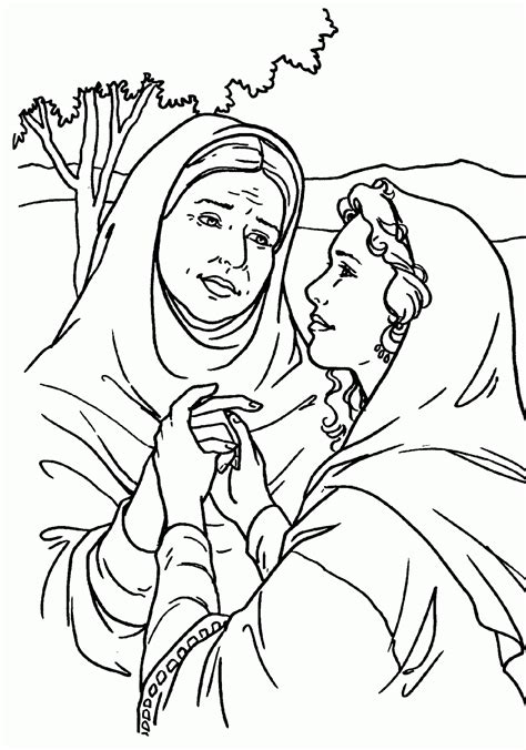 ruth and naomi coloring pages