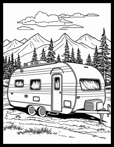 rv coloring pages
