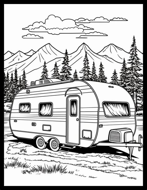 rv coloring pages