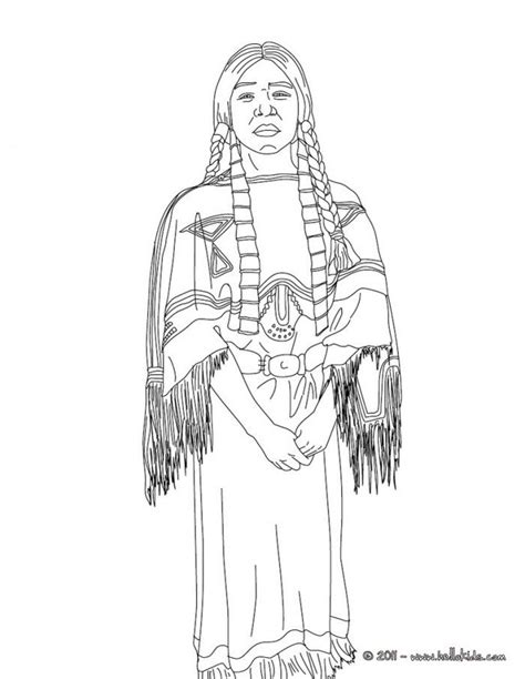 sacagawea coloring pages