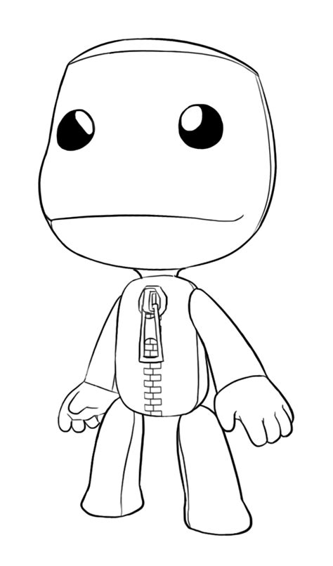 sackboy coloring pages