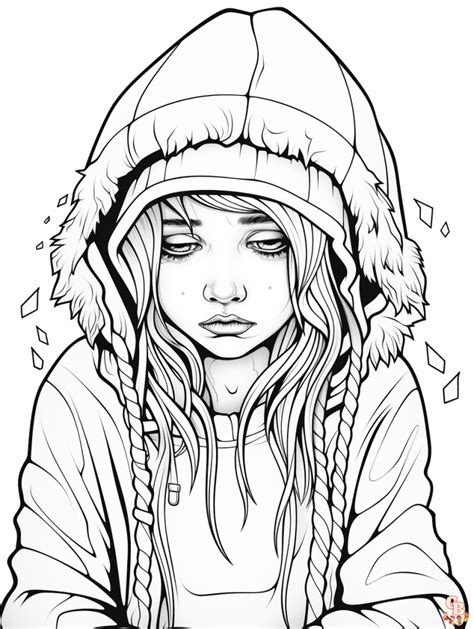 sad coloring pages for adults