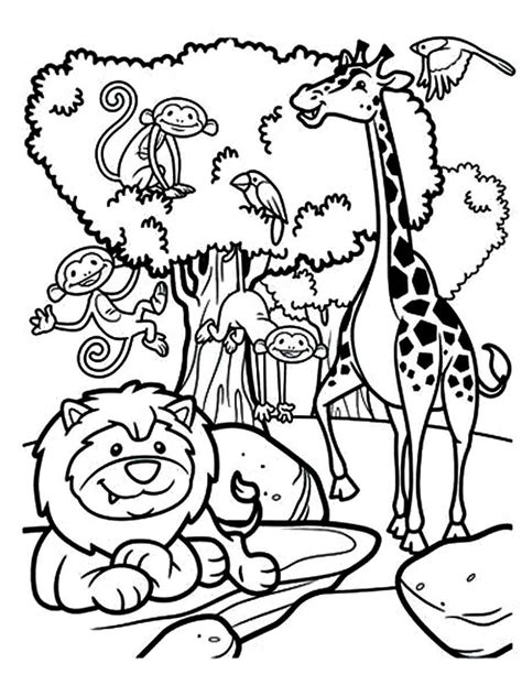 safari coloring pages