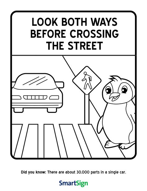 safety coloring pages for preschool