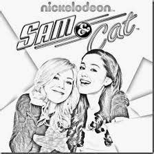 sam and cat coloring pages