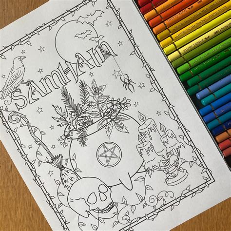 samhain coloring pages