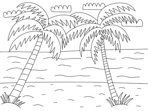 sand coloring pages