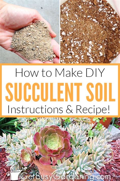 sand soil mix for succulents