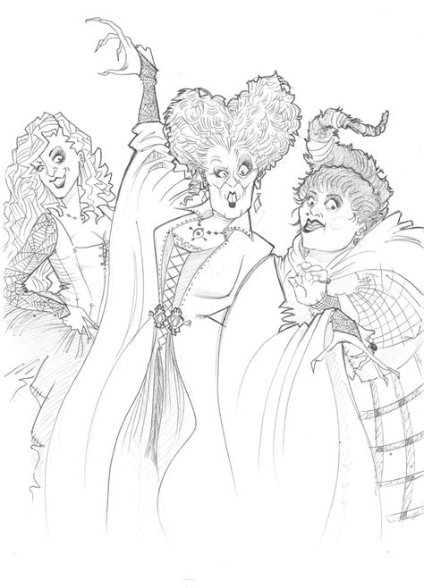 sanderson sisters coloring pages