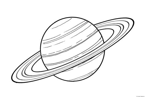 saturn coloring pages