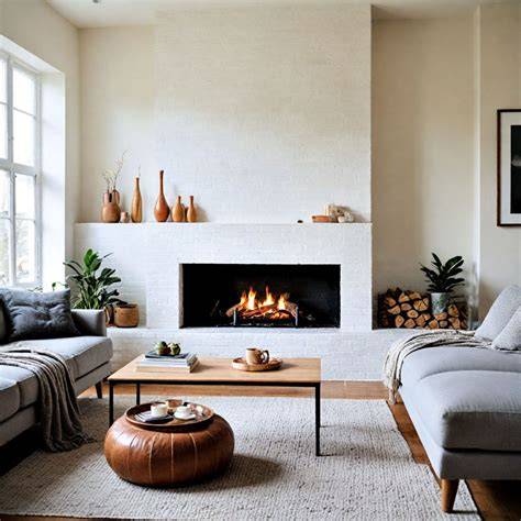 scandinavian fireplace design