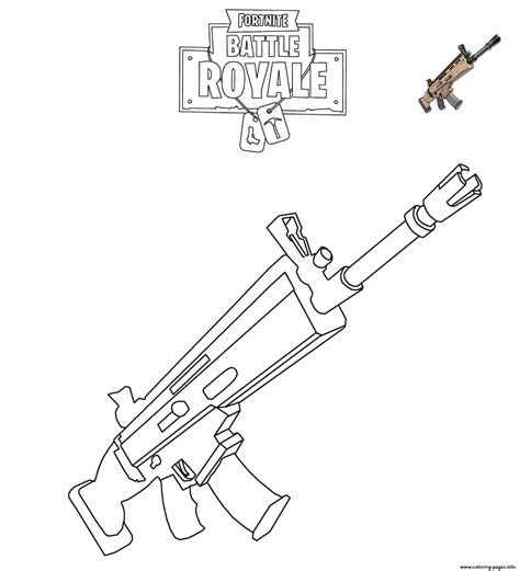 scar fortnite coloring pages