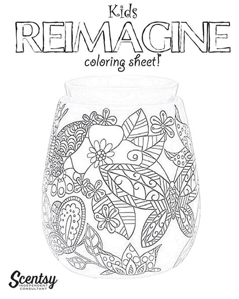 scentsy coloring pages