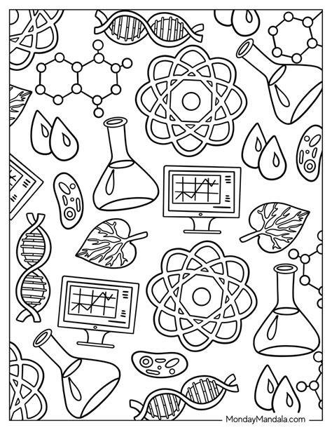 science coloring pages pdf