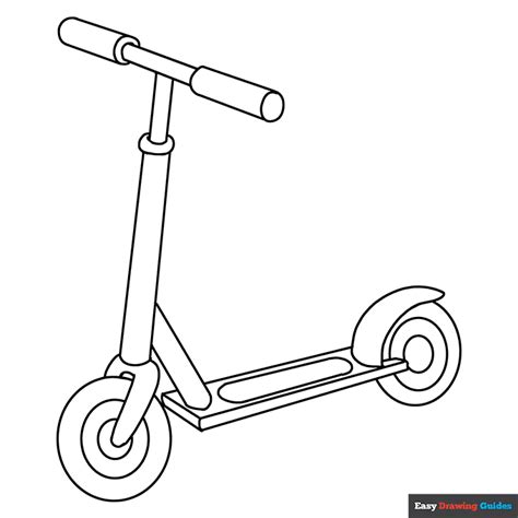 scooter coloring pages