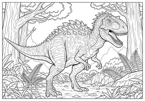 scorpius rex coloring page