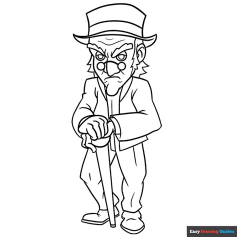 scrooge coloring pages