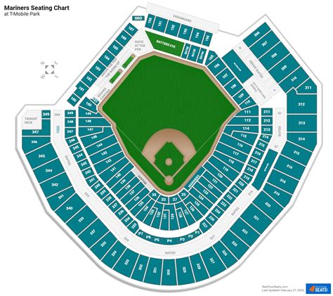 Seat Number Mariners Seating Chart