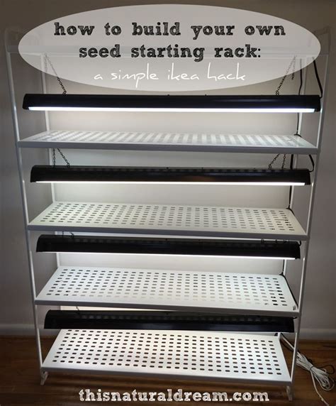 seed starting rack