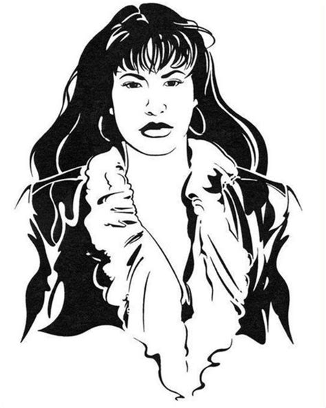 selena quintanilla coloring pages