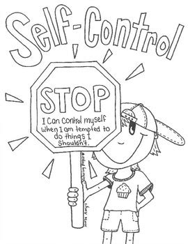 self control coloring pages pdf