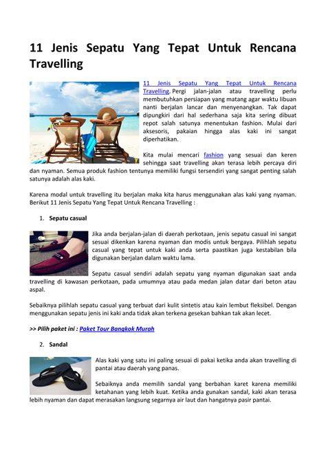 sepatu yang tepat