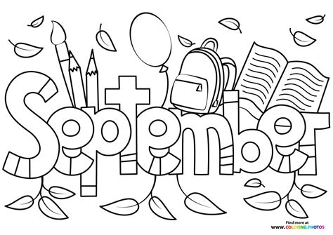 september coloring pages for adults