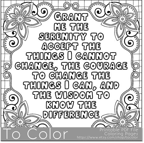 serenity coloring pages