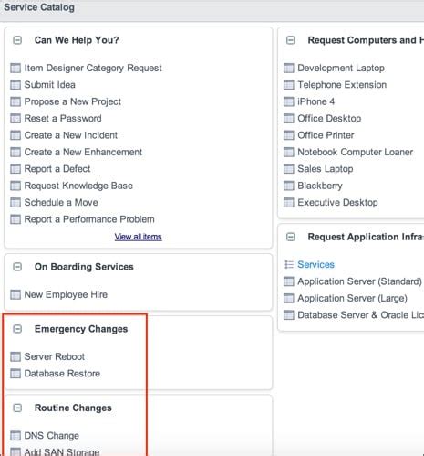 Servicenow Create Change Request From Service Catalog Request