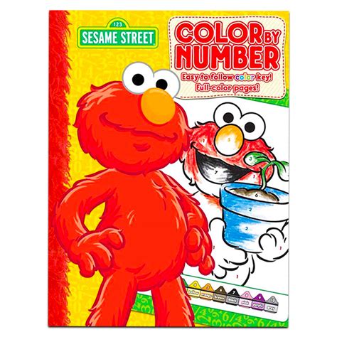 sesame street color by number