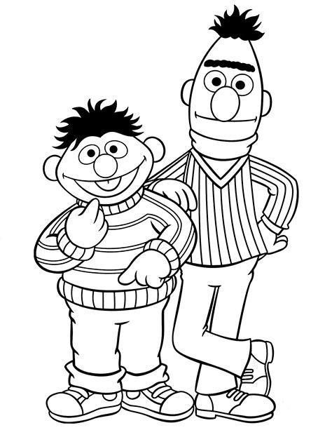 sesame street coloring page