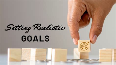 set realistic goals images picture