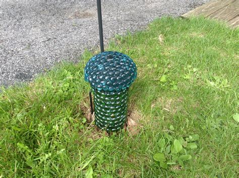 sewer vent pipe in yard
