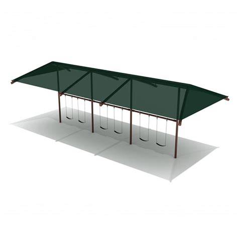 shaded swing set