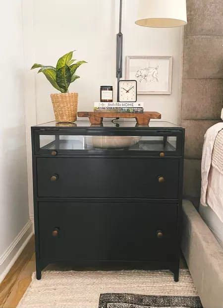 shadow box nightstand