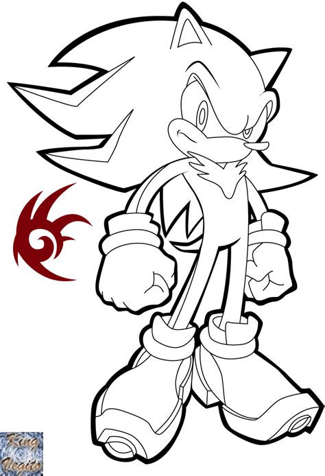 shadow sonic coloring pages