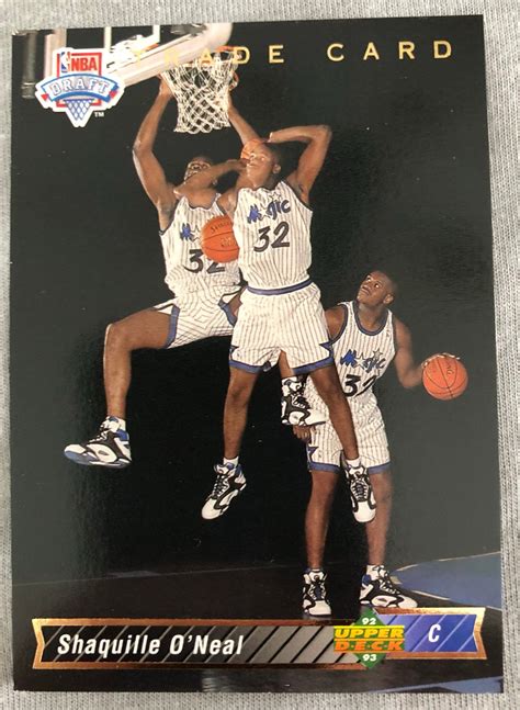 shaquille o neal 92 93 upper deck card