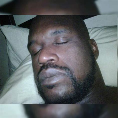 shaquille o neal meme sleeping