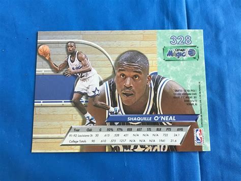 shaquille o neal rookie card 92 93 fleer ultra