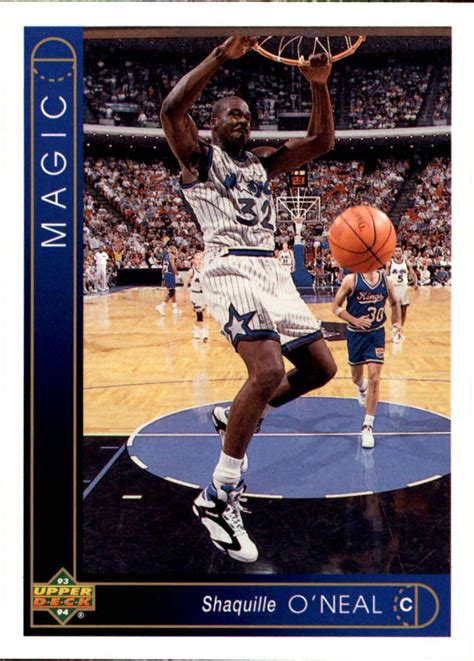 shaquille o neal upper deck 1993