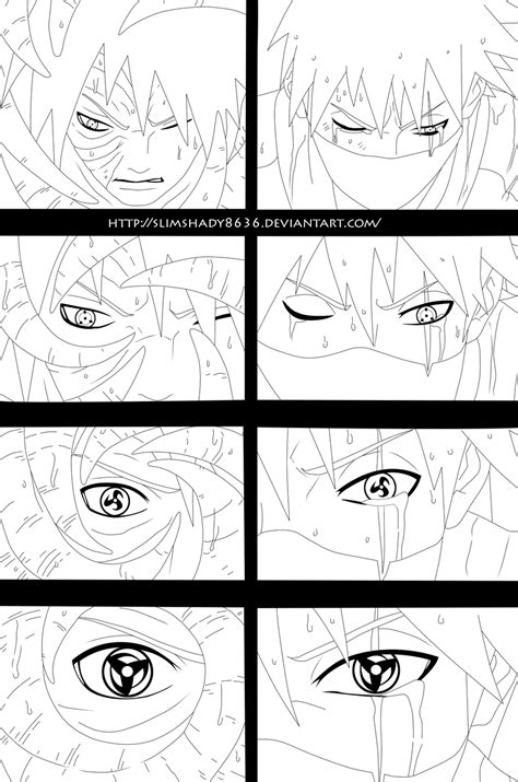 sharingan coloring pages