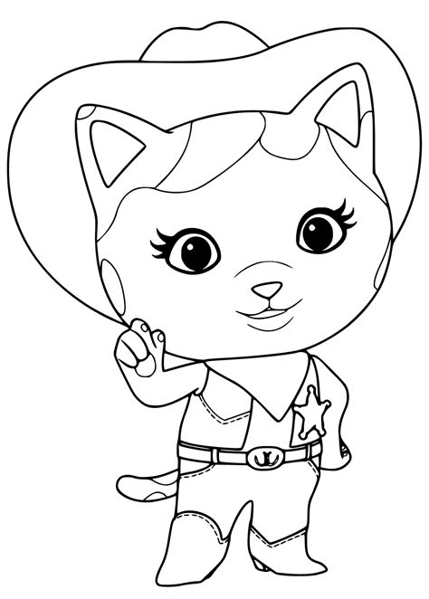 sheriff callie coloring pages