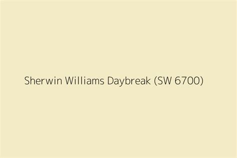 sherwin williams daybreak