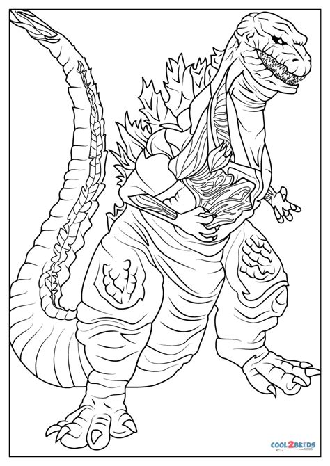 shin godzilla coloring pages