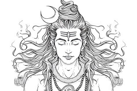 shiva coloring pages