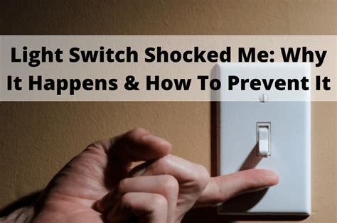 shock from light switch