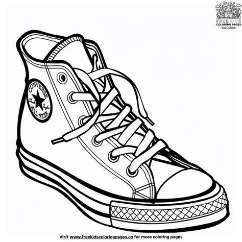 shoes coloring pages